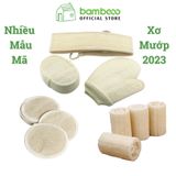 Bông tắm xơ mướp BAMBOO HOME tự nhiên không tẩy trắng