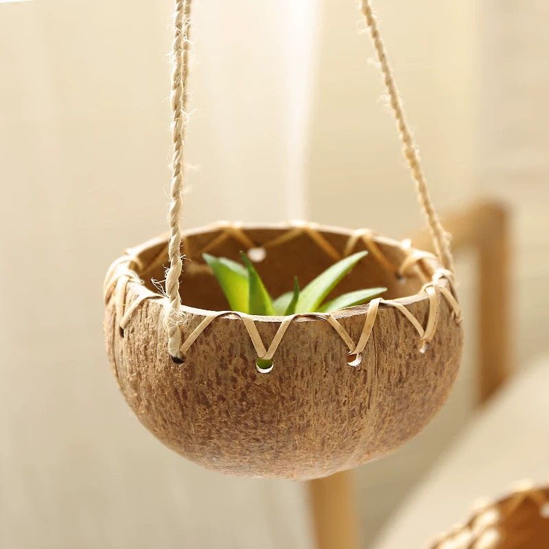 Gáo dừa treo trang trí - The bamboo