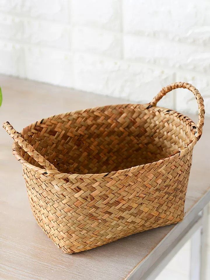 Giỏ cói decor - Giỏ mây tre – The bamboo