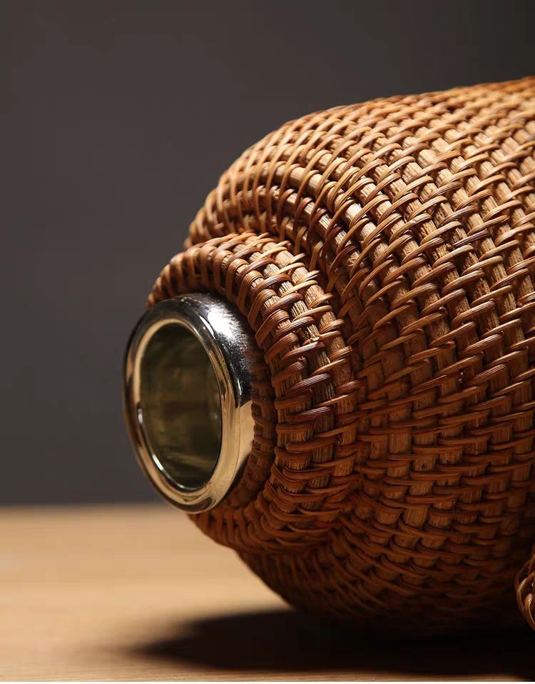 Phích nước guột - Phích nước mây tre đan - The bamboo