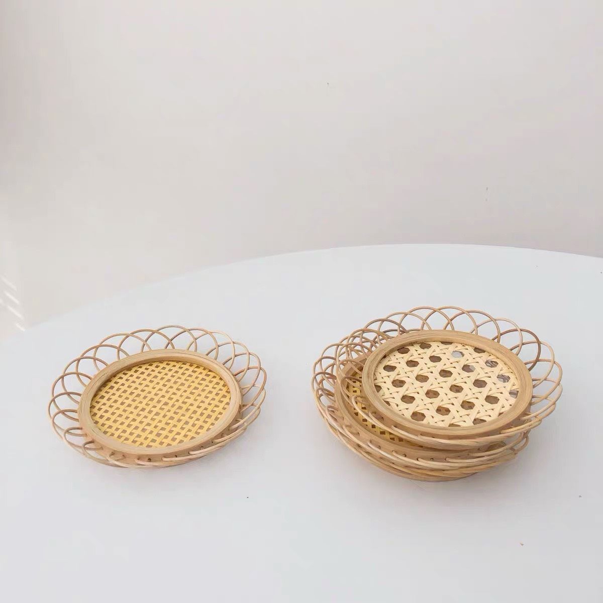 Lót ly mây, lót cốc mây hàng xuất khẩu - The bamboo