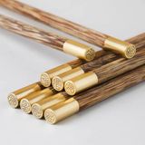 Đũa gỗ Hương bọc đồng phong cách Nhật Bản BAMBOO HOME an toàn vệ sinh, sử dụng cho gia đình, nhà hàng, khách sạn