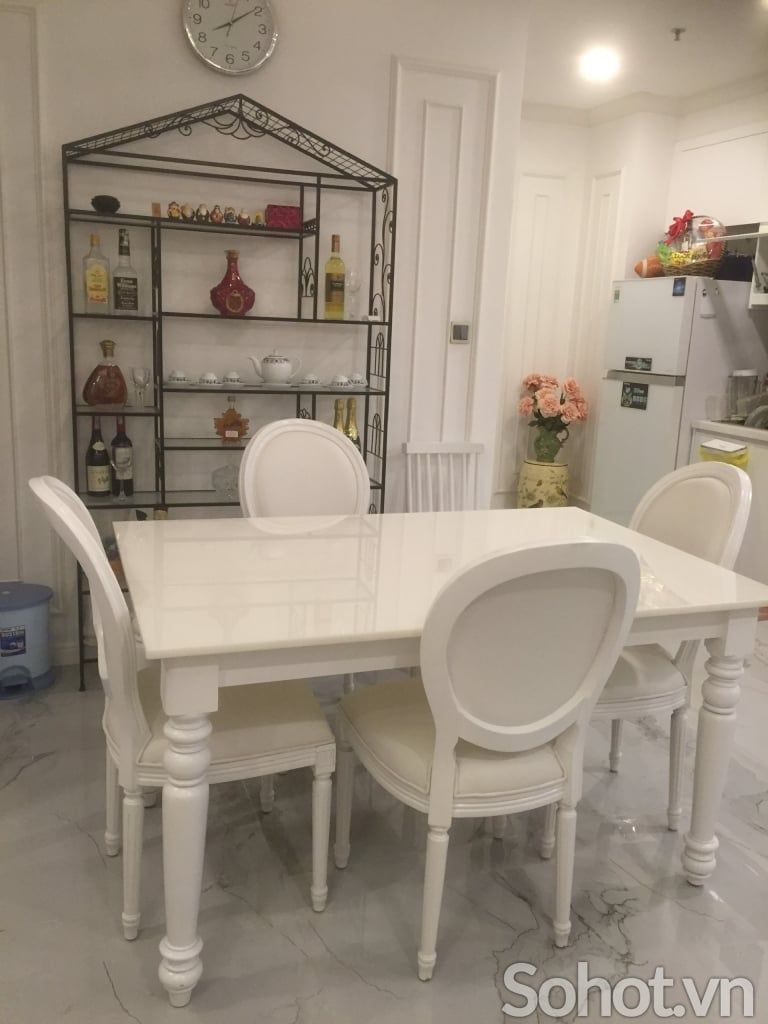 Ghế Louis 16 gỗ cao su