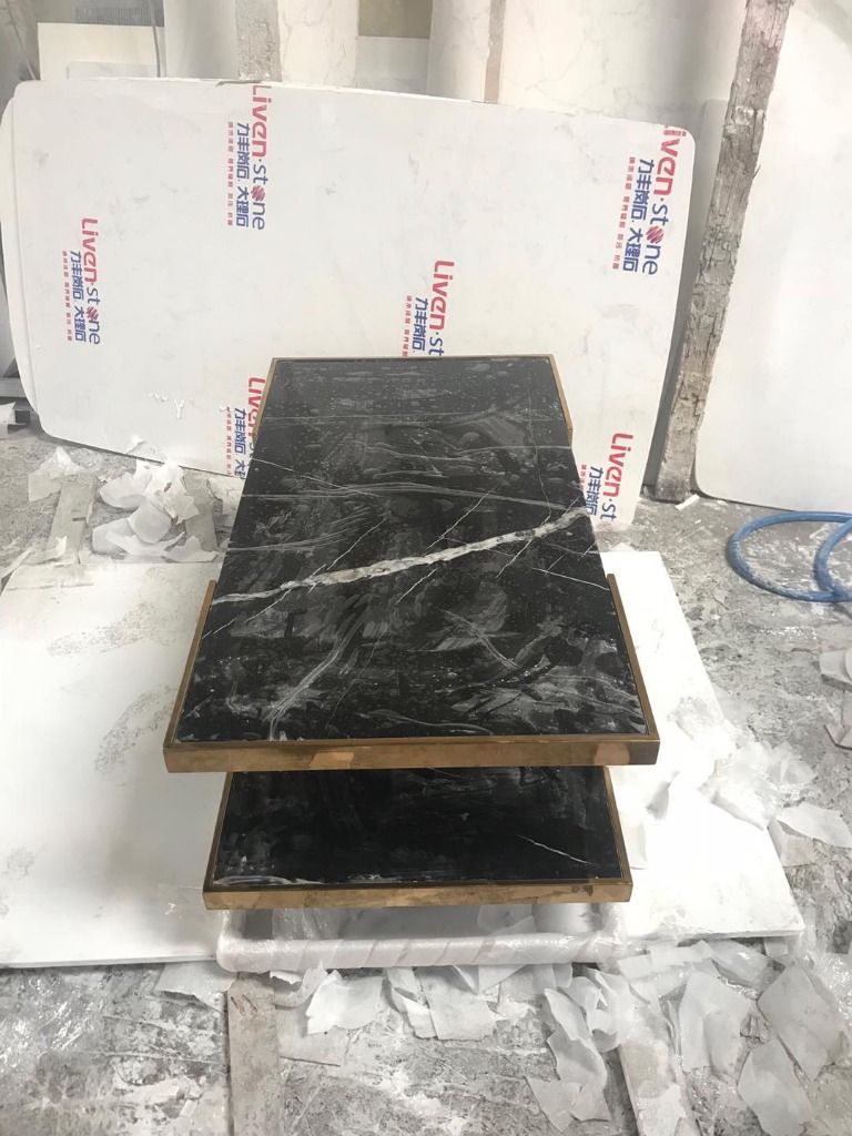 BÀN TRÀ SOFA CHỮ NHẬT 2 TẦNG