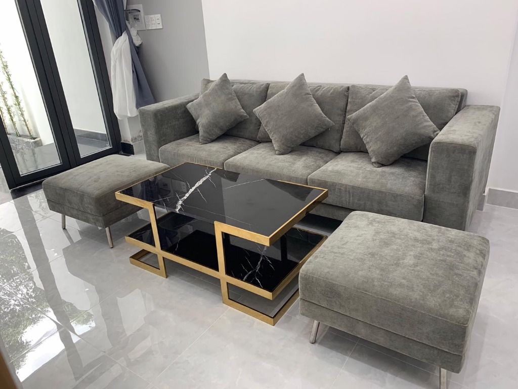 BÀN TRÀ SOFA CHỮ NHẬT 2 TẦNG