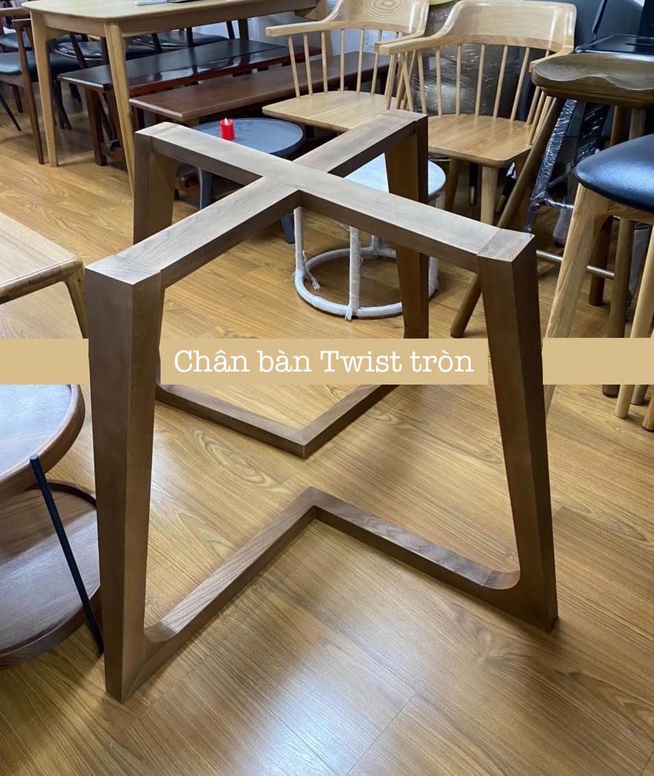 CHÂN TWIST CHO MẶT BÀN TRÒN
