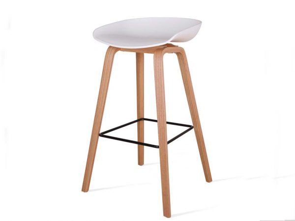 HY11 - Ghế Bar Hay About A Stool Chân Gỗ Sồi