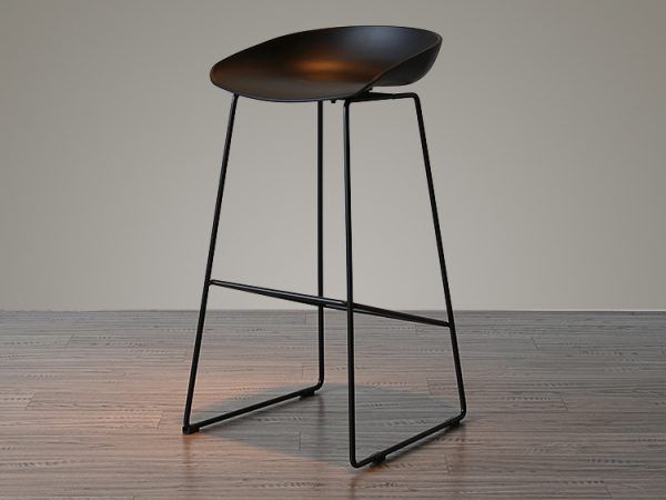HY8 - Ghế Bar Hay About A Stool Chân Sắt Sơn Tĩnh Điện