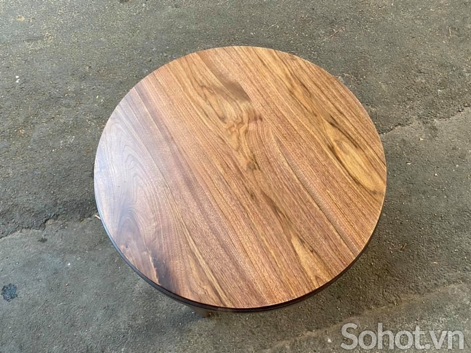 BÀN TRÀ GỖ WALNUT D70 HX19