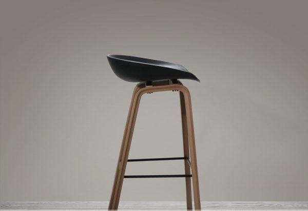 HY11 - Ghế Bar Hay About A Stool Chân Gỗ Sồi
