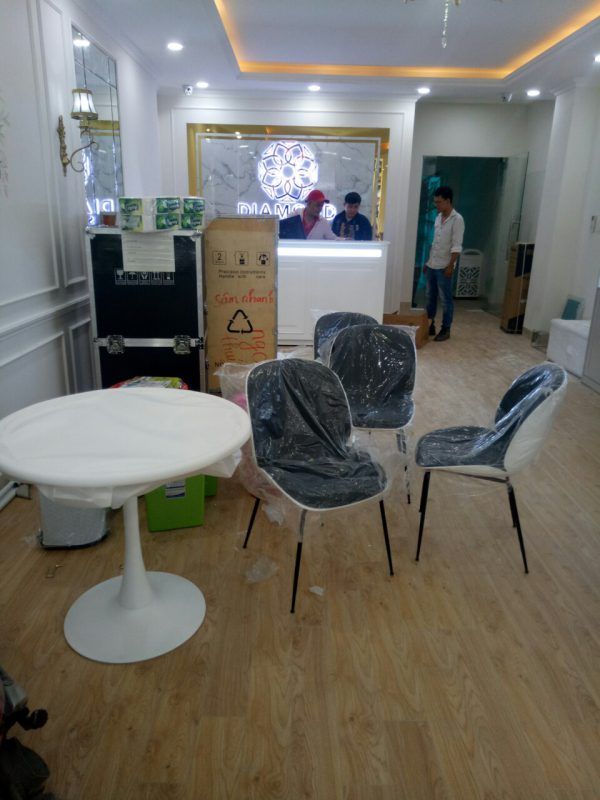 Ghế cafe Beetle mặt nệm nửa phần