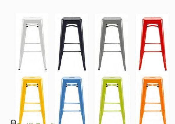 HY16 - Ghế sắt sơn tĩnh điện chân cao không tựa lưng