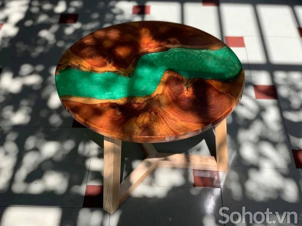 Bàn trà tròn Epoxy 603