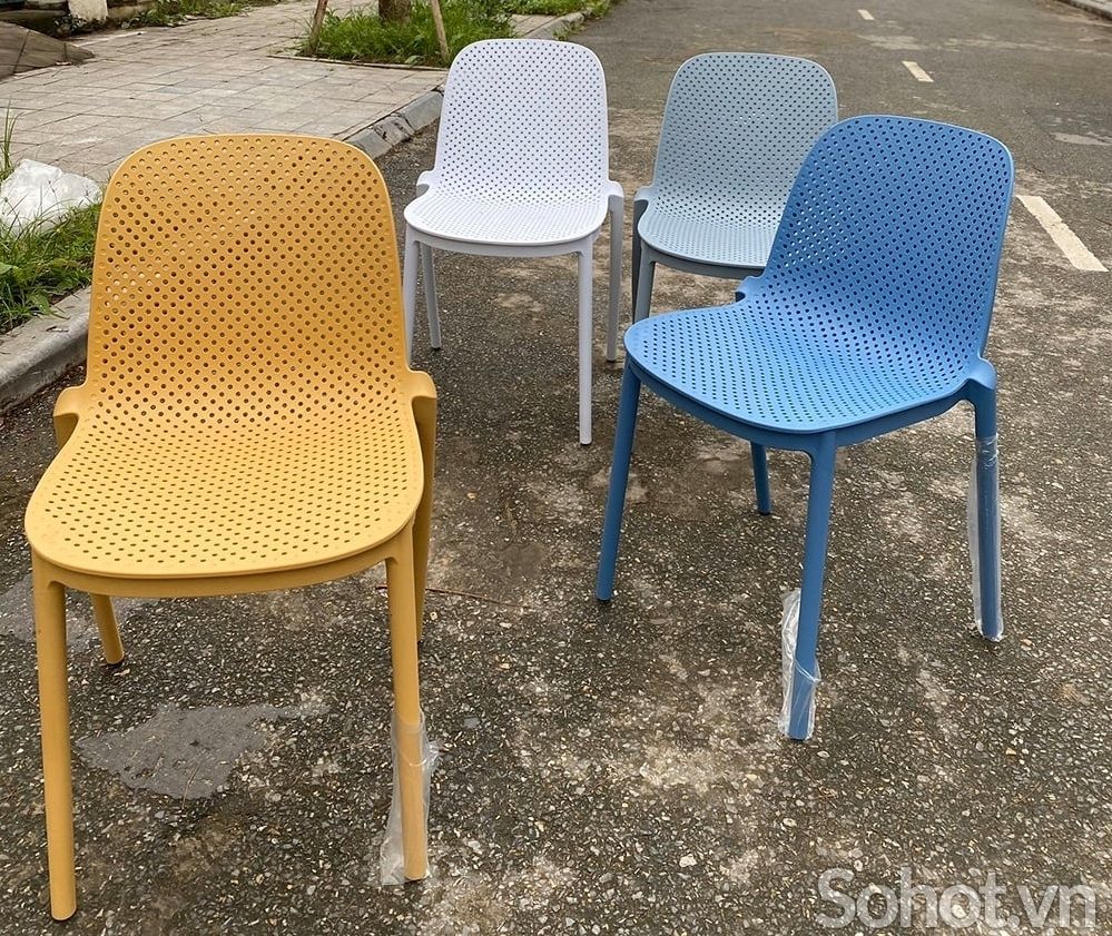 HY36 - Ghế nhựa đúc liền lưng Ponny 2