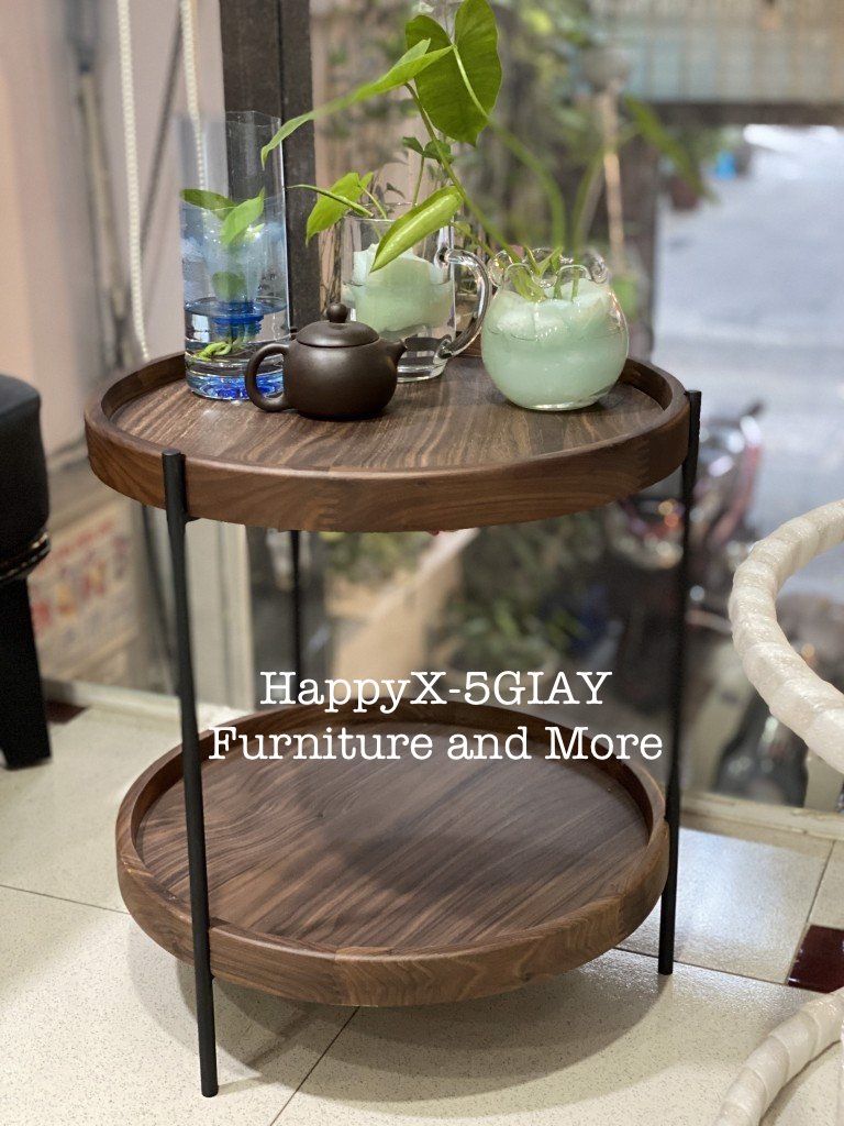 Bàn trà HUMLA walnut nhỏ