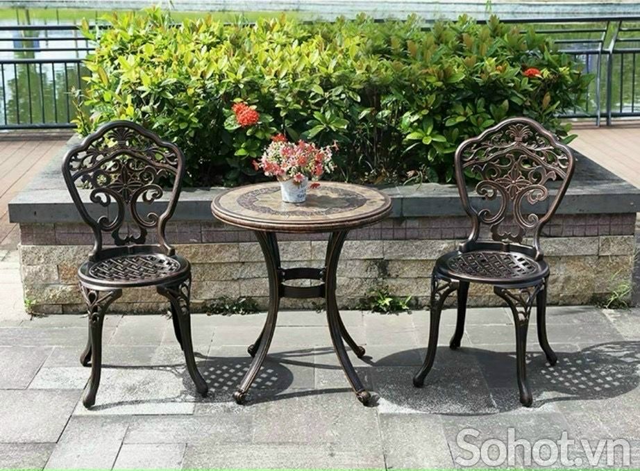 GHẾ SÂN VƯỜN NHÔM ĐÚC