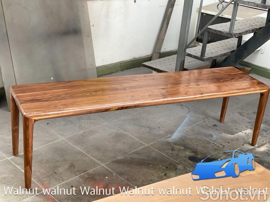 Ghế bench LATUS gỗ WALNUT 1m6