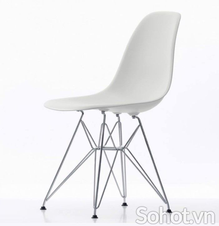  HY29 - Ghế Eames chân sắt mạ 