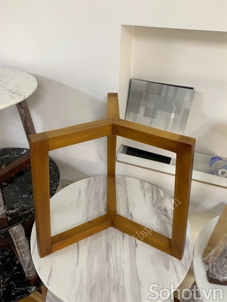 Chân bàn sofa 3 cạnh gỗ sồi