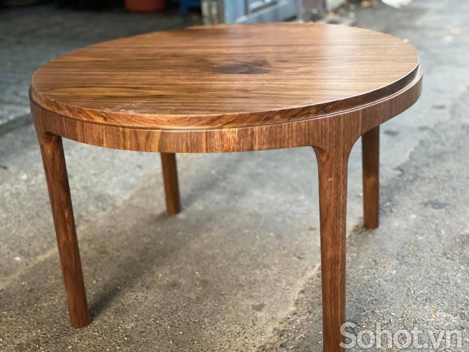 BÀN TRÀ GỖ WALNUT D70 HX19