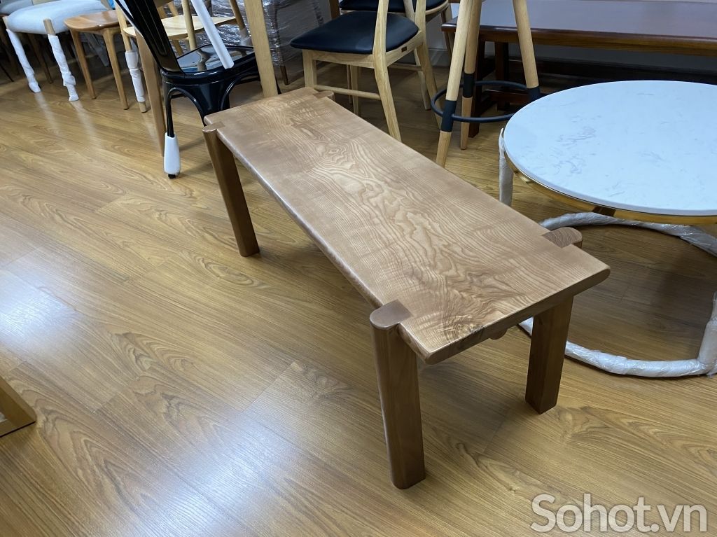 Ghế BENCH sồi 1m2 nguyên tấm