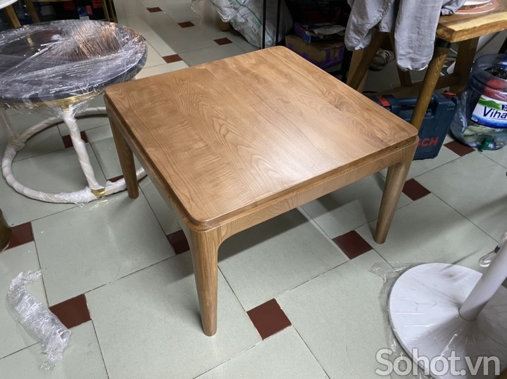 BÀN TRÀ SOFA GỖ ASH 80x80