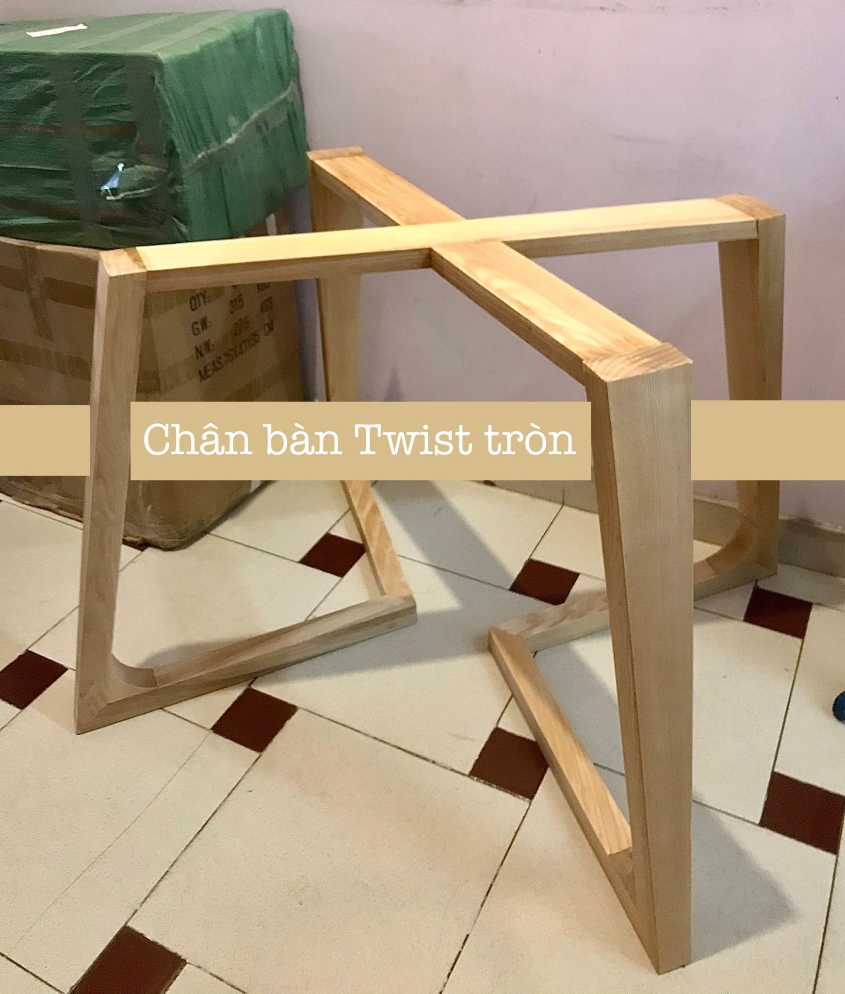 CHÂN TWIST CHO MẶT BÀN TRÒN