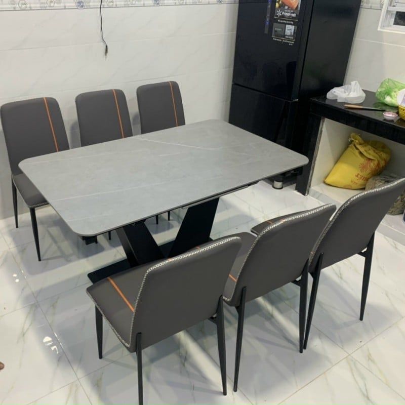 Bộ bàn ăn thông minh và 6 ghế Zena