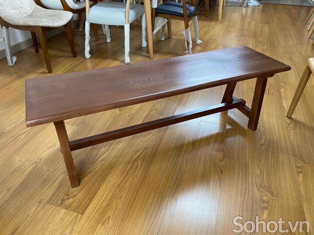 Ghế băng gỗ sồi 1m4