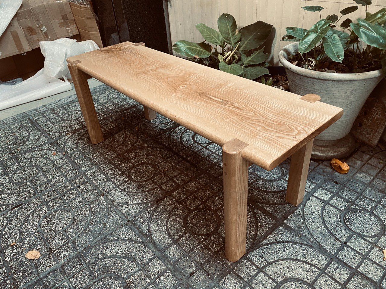 Ghế BENCH sồi 1m2 nguyên tấm