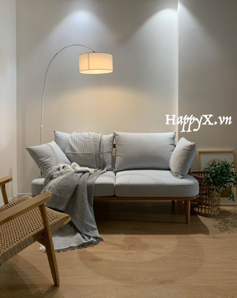  Sofa FLY + Ghế Thư Giãn CH25 Gỗ Ash 