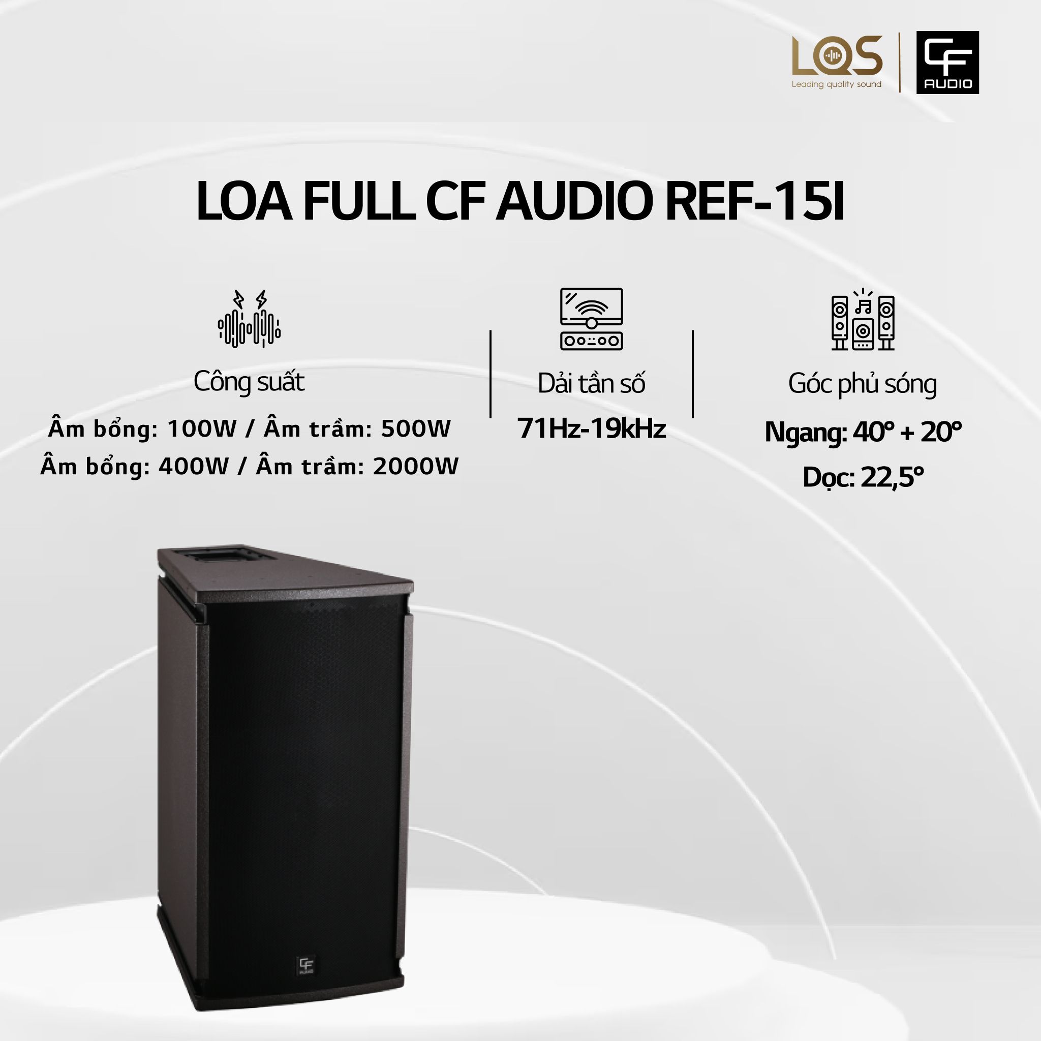  Loa Full CF Audio REF-15i 