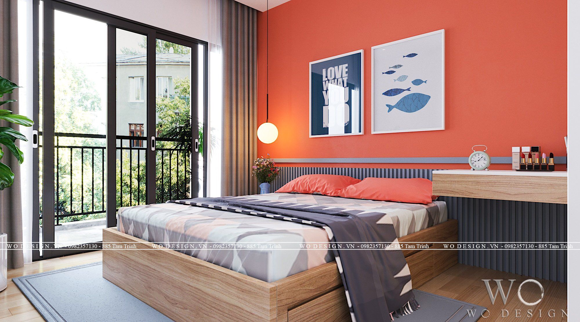 Chung cư Gelexia Riverside CT3 căn 1E 91m2 (3 ngủ + 1 khách bếp) - Phong cách Bazzar