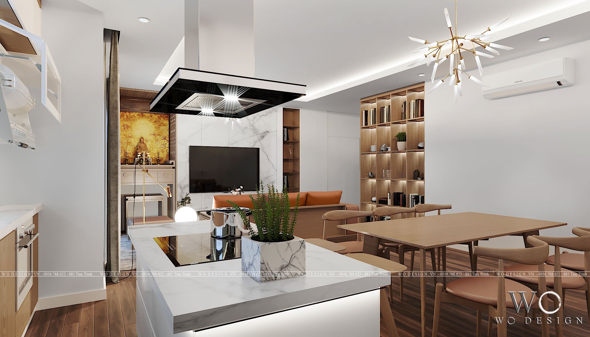 CHUNG CƯ IMPERIA SKY GARDEN B1015 100M2 ( 1 KHÁCH BẾP + 2 PHÒNG NGỦ + 1 PHÒNG LÀM VIỆC )