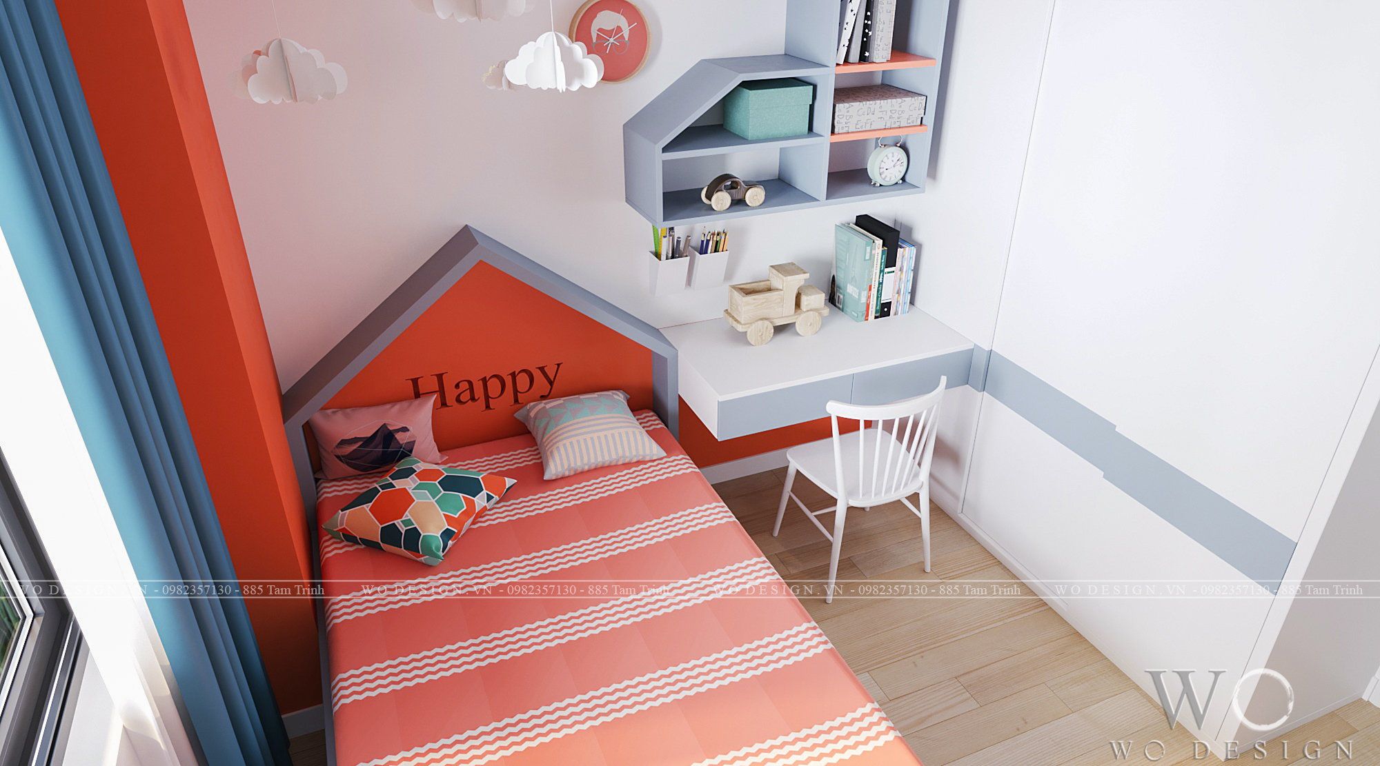 Chung cư Gelexia Riverside CT3 căn 1E 91m2 (3 ngủ + 1 khách bếp) - Phong cách Bazzar
