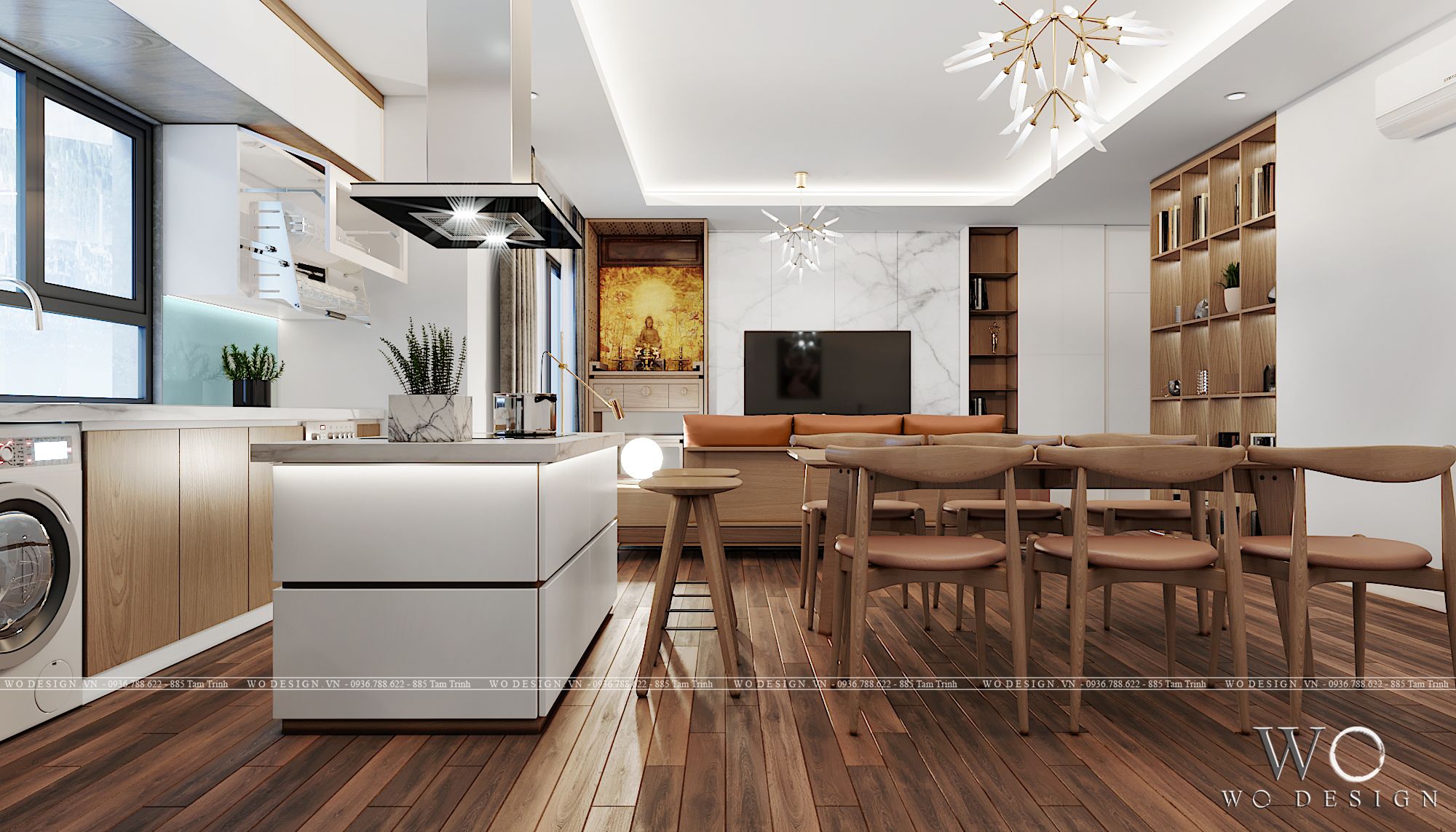 CHUNG CƯ IMPERIA SKY GARDEN B1015 100M2 ( 1 KHÁCH BẾP + 2 PHÒNG NGỦ + 1 PHÒNG LÀM VIỆC )