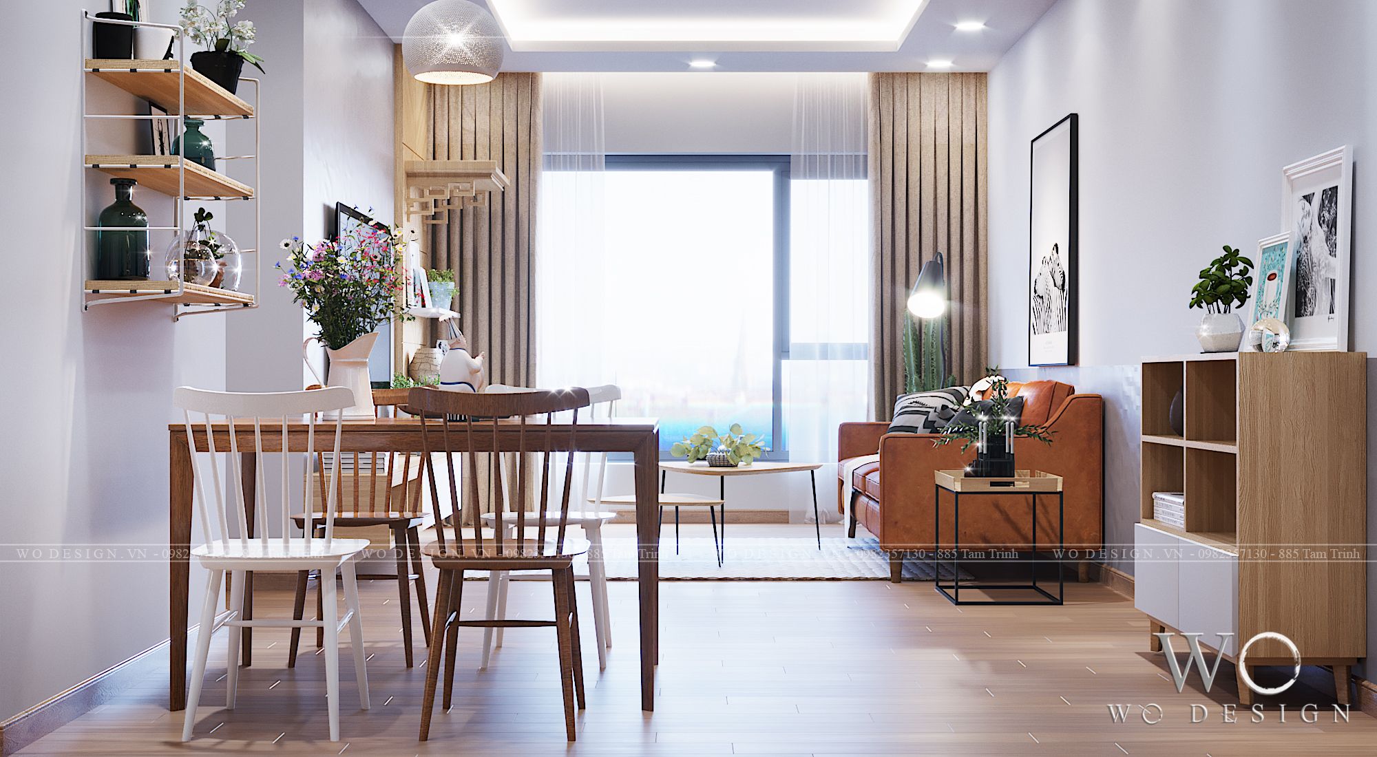 Chung cư Gelexia CT3 Căn 08 81m2 (2 ngủ + 1 khách bếp)