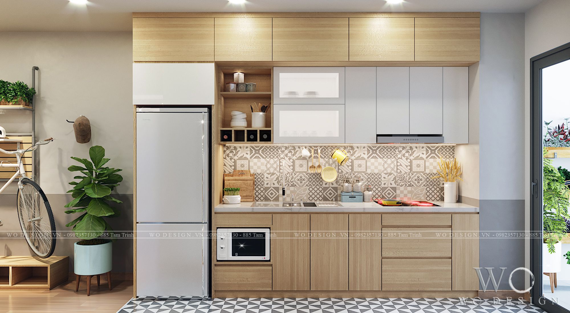 Chung cư Gelexia CT3 Căn 08 81m2 (2 ngủ + 1 khách bếp)