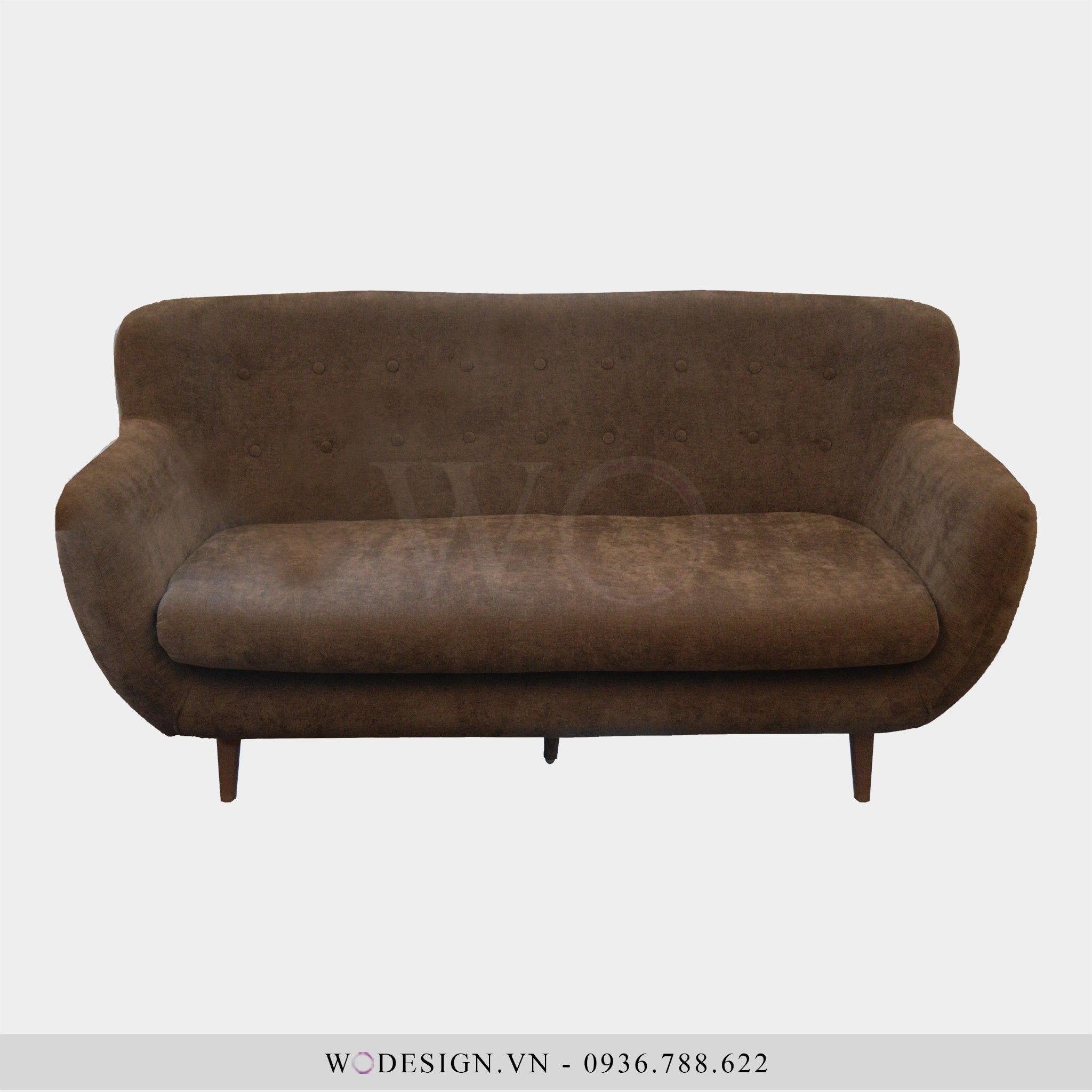 Sofa văng chất liệu nỉ GADA 2 chỗ 1.6m