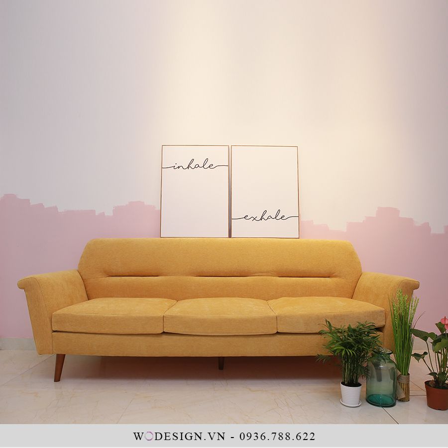 Sofa văng ANN chất liệu nỉ