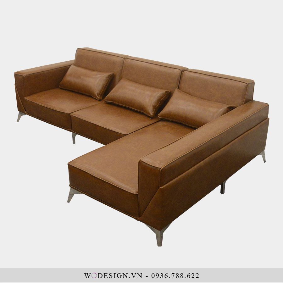 Sofa da cao cấp góc chữ L HALO