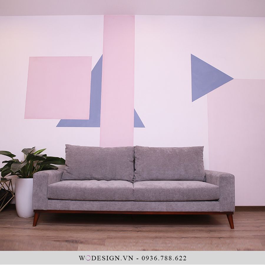 Sofa nỉ dáng văng NOAL