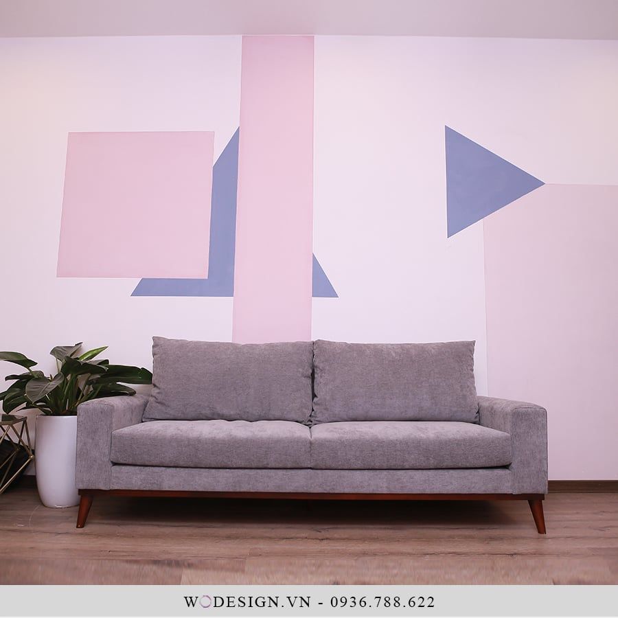 Sofa nỉ dáng văng NOAL