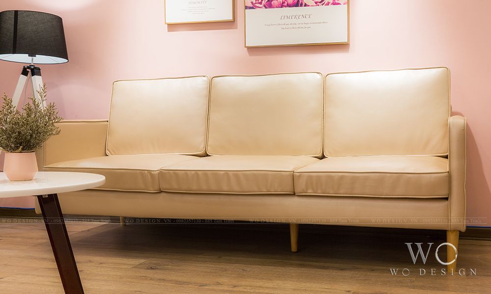 Sofa da dáng văng IU