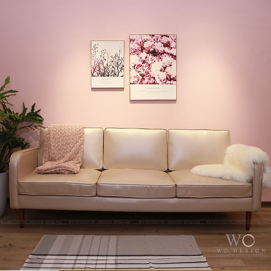 Sofa da dáng văng IU