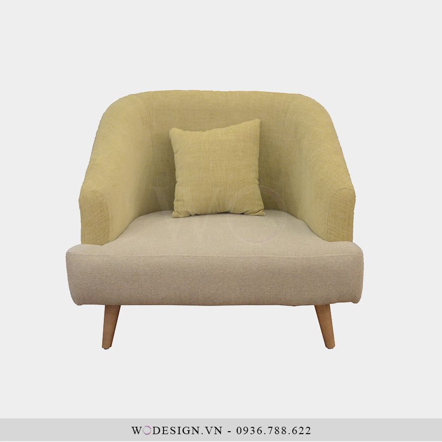 Sofa đơn SUZY chất liệu nỉ