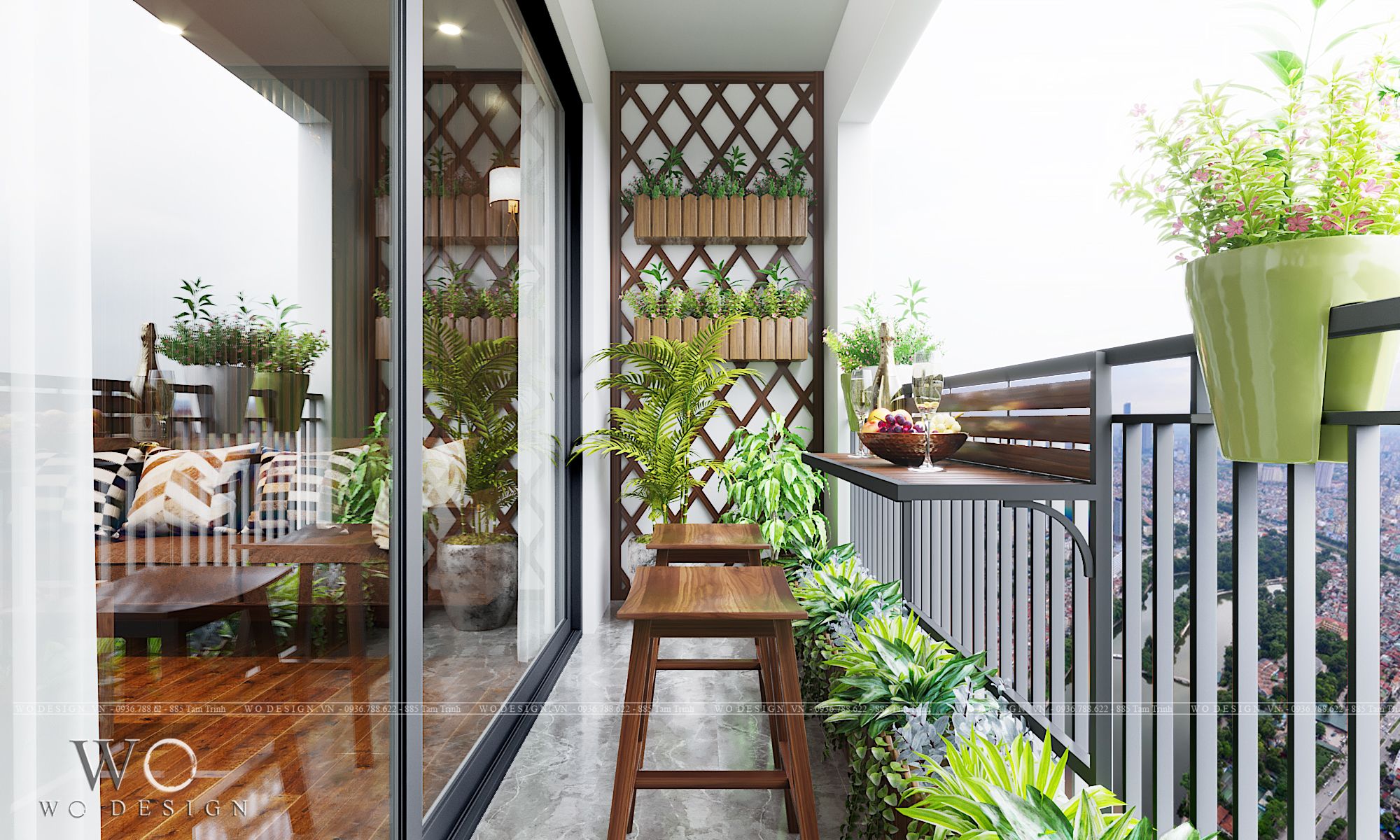 Chung cư GreenPark 18T3 120m2 (1 khách bếp + 2 ngủ + 1 phòng chơi) - Phong cách truyền thống + Hiện đại