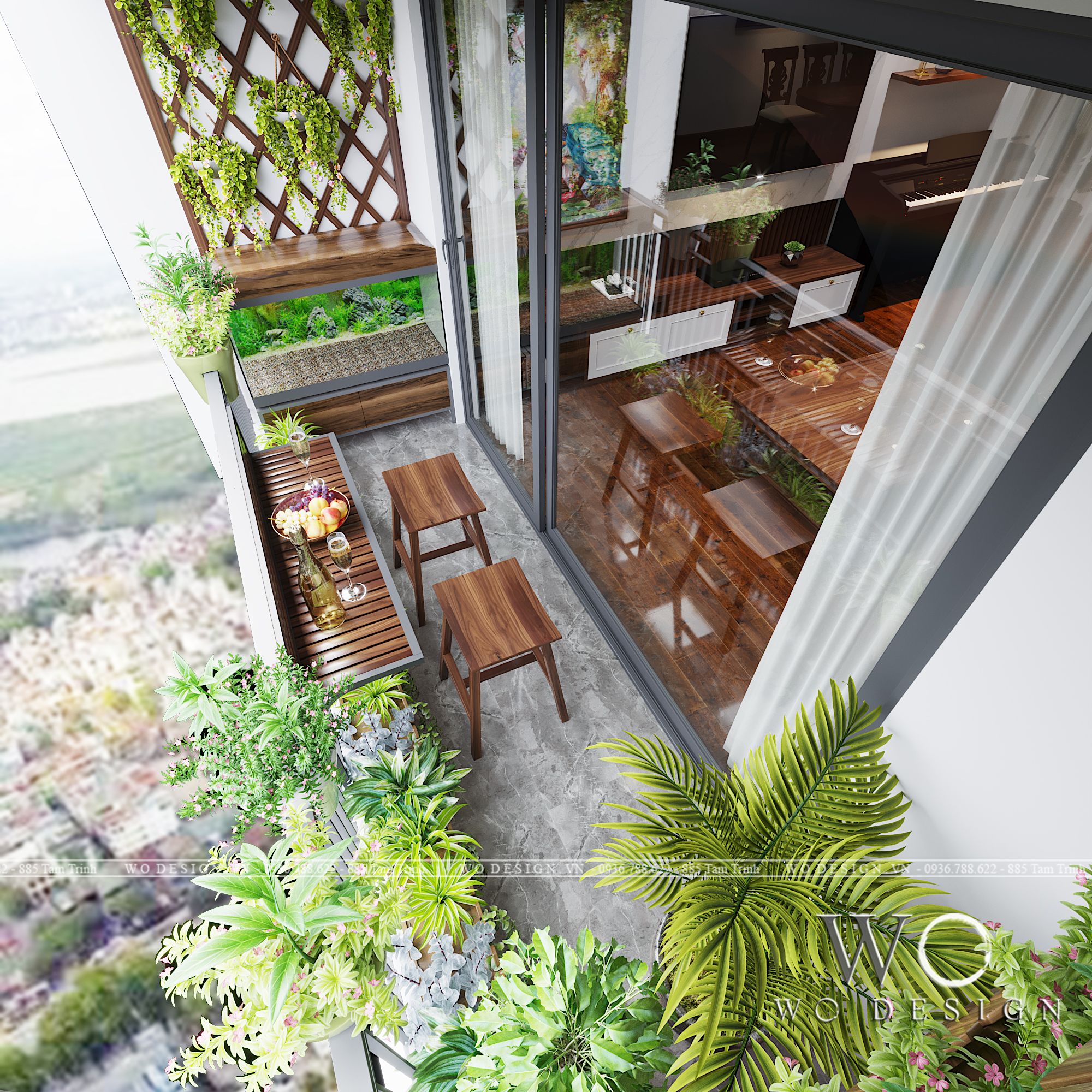 Chung cư GreenPark 18T3 120m2 (1 khách bếp + 2 ngủ + 1 phòng chơi) - Phong cách truyền thống + Hiện đại