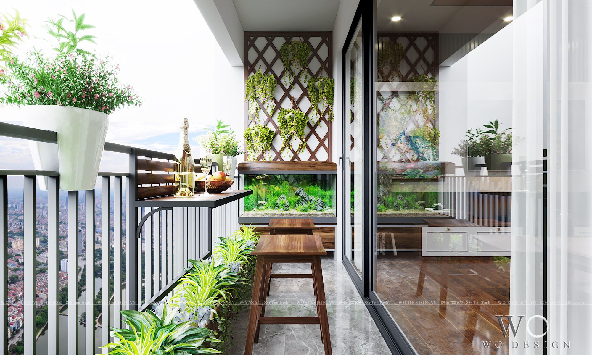 Chung cư GreenPark 18T3 120m2 (1 khách bếp + 2 ngủ + 1 phòng chơi) - Phong cách truyền thống + Hiện đại