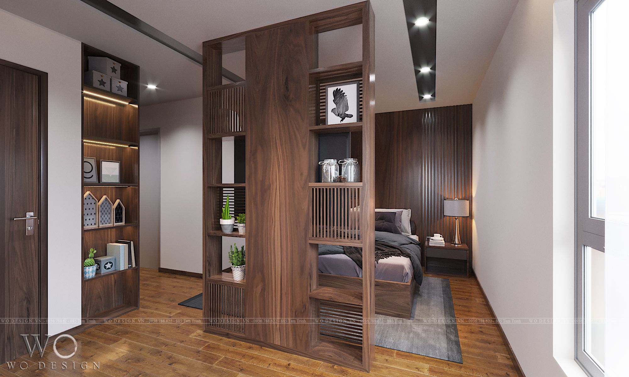Chung cư GreenPark 18T3 120m2 (1 khách bếp + 2 ngủ + 1 phòng chơi) - Phong cách truyền thống + Hiện đại